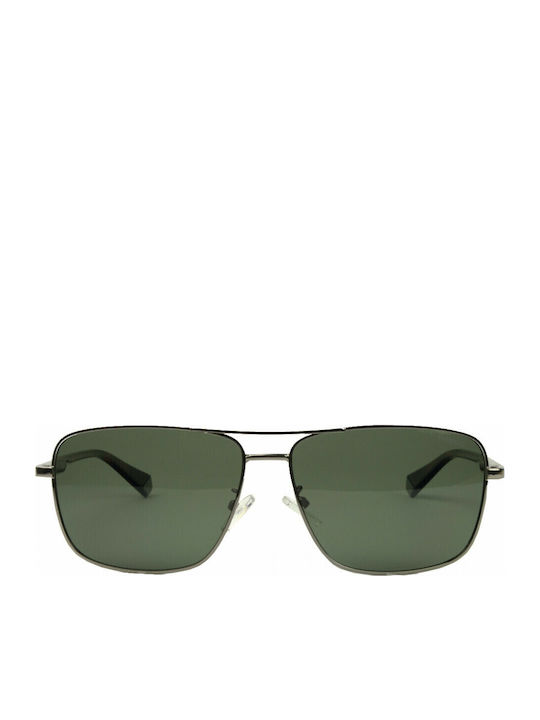 Polaroid Herren Sonnenbrille mit Silber Gestell und Grün Polarisiert Linse PLD2119/G/S 6LB/UC
