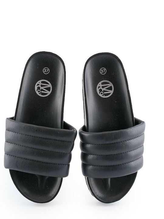 2 Women's Slides Black