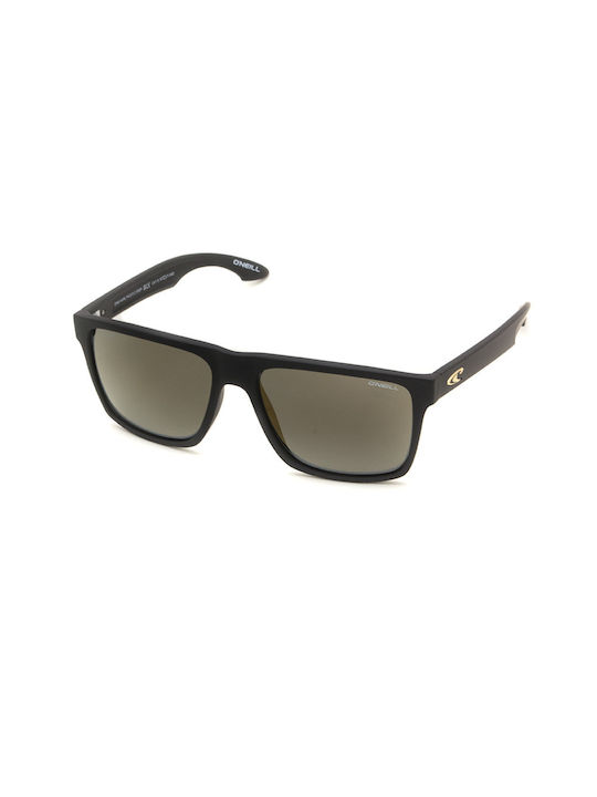 O'neill Men's Sunglasses with Black Plastic Frame and Orange Lens