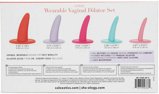 Calexotics She-ology 5-piece Wearable Vaginal Dilator Set 5er-Satz Dildo