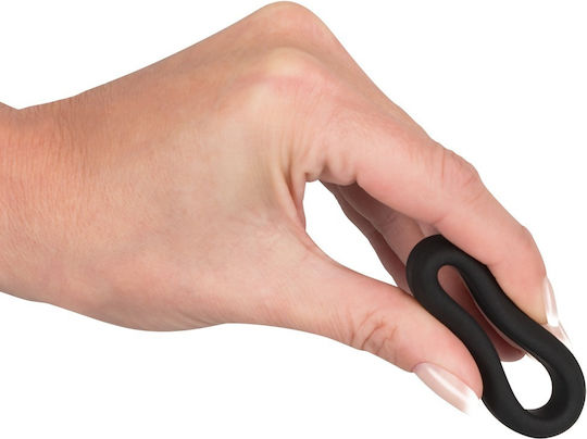 You2Toys Black Velvets Soft Touch Silicone Cock Ring 3.2cm