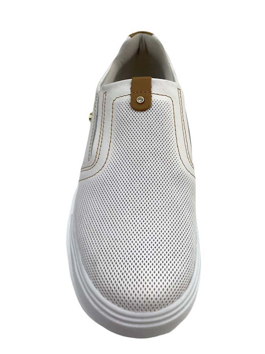 Ανατομικά Γυναικεία Slip-On Λευκά