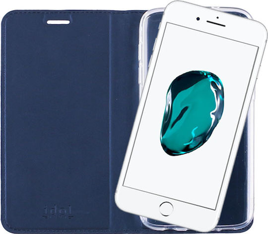 Idol 1991 Prime Magnet Book Synthetisches Leder Blau (iPhone 8/7 Plus)
