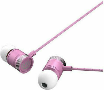 Somostel SMS-CS03 In-ear Handsfree Headphones with Connector 3.5mm Pink