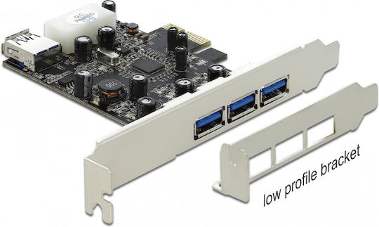 DeLock PCIe Controller with 4 USB 3.0 Ports