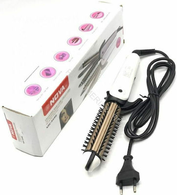 Nova NHC 8890 Electric Hair Brush for Straightening and Curls