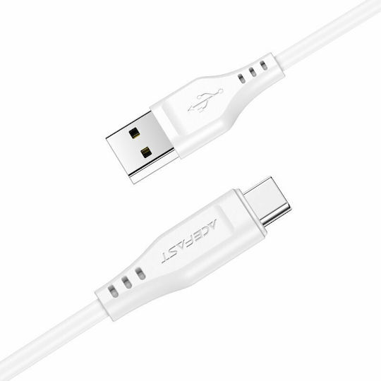 Acefast C3-04 USB 2.0 Cable USB-C male - USB-A 60W Black 1.2m