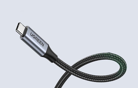 Ugreen US372 USB 3.1 Video Cable USB-C male - USB-C female 100W PD Μαύρο 1m 30205