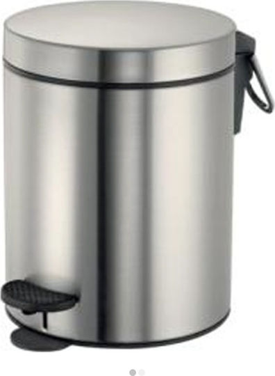Sanco M90-90680 Inox Καλαθάκι Μπάνιου 5lt Ασημί Sanco M90-90680 Inox Καλαθάκι Μπάνιου 5lt Ασημί