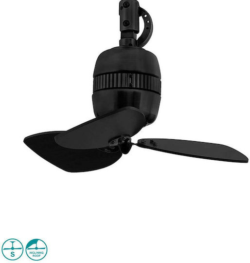 Faro Barcelona Vedra S Ανεμιστήρας Οροφής 46cm Μαύρος