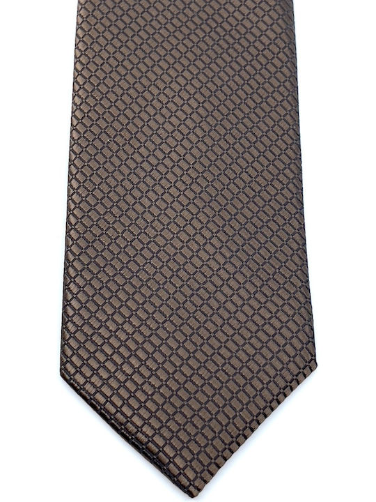 Legend Accessories Synthetic Men's Tie Set Printed Brown