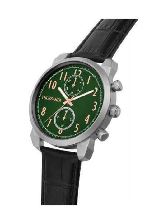 Trussardi T-City Watch Battery with Leather Strap Trussardi T-City Watch Battery with Leather Strap