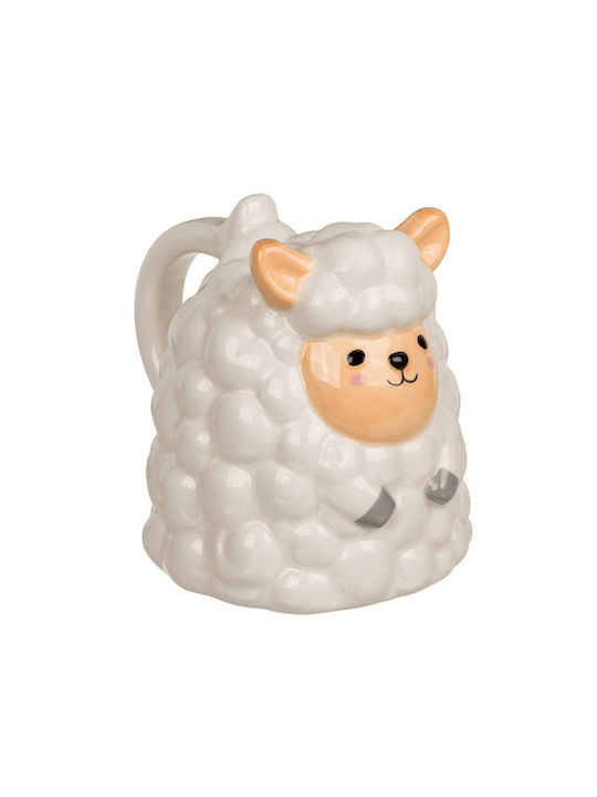 Out of the Blue Sheep Mug Ceramic White 400ml