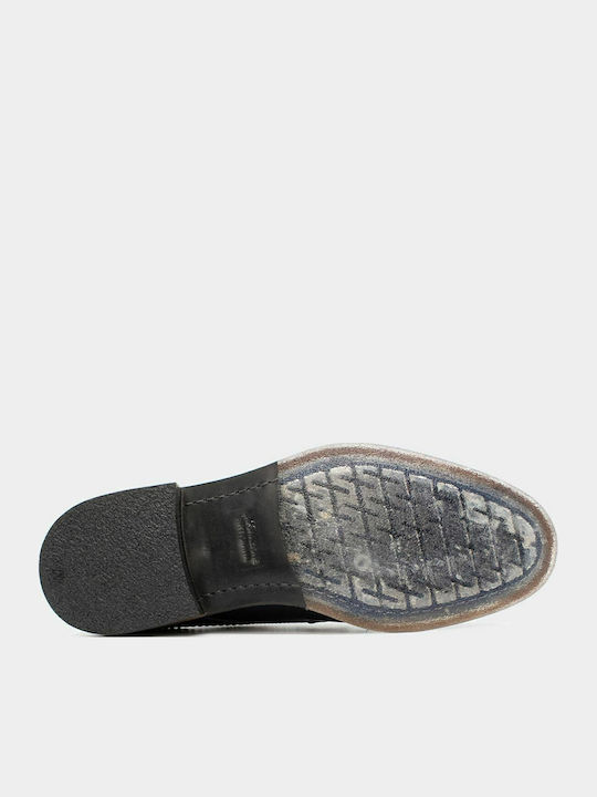 Leder Herren Freizeitschuhe Blau