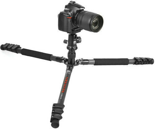 Sirui Sirui Camera Tripod ET-1204 Carbon Fiber with E-10 Spherical Head Up to 139cm and 8kg Maximum Load