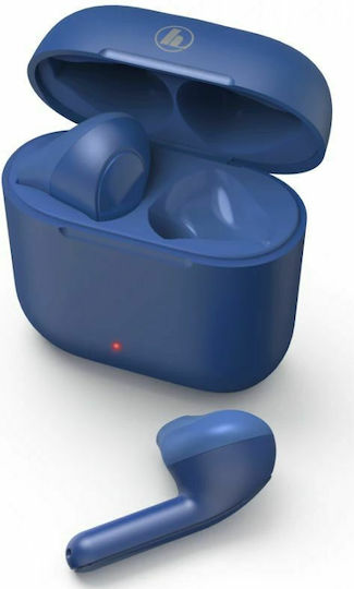 HAMA Freedom Light Earbud Bluetooth Handsfree Earphones with Charging Case Royal Blue
