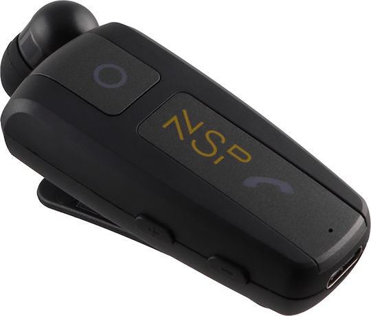 NSP BN220 In-Ear Bluetooth-Freisprecheinrichtung Kopfhörer Revers Schwarz