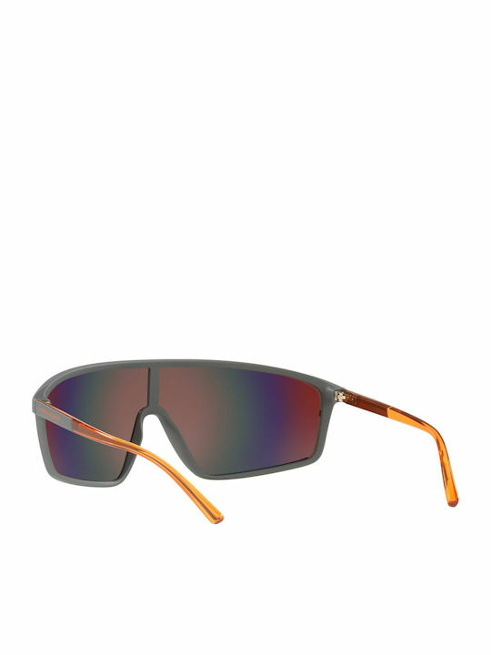 Armani Exchange Bărbătești Ochelari de soare cu Gri Cadru și Portocaliu Oglindă Lentilă AX4119S 81806Q
