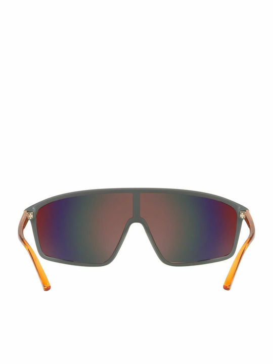 Armani Exchange Bărbătești Ochelari de soare cu Gri Cadru și Portocaliu Oglindă Lentilă AX4119S 81806Q