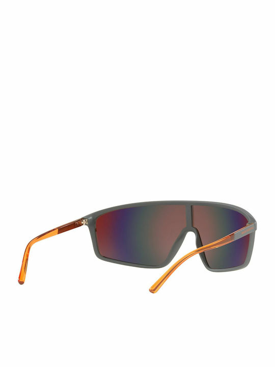 Armani Exchange Bărbătești Ochelari de soare cu Gri Cadru și Portocaliu Oglindă Lentilă AX4119S 81806Q