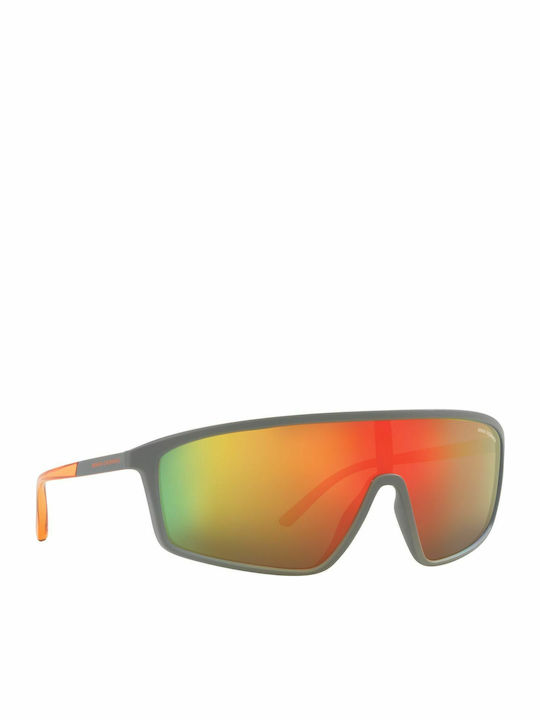 Armani Exchange Bărbătești Ochelari de soare cu Gri Cadru și Portocaliu Oglindă Lentilă AX4119S 81806Q
