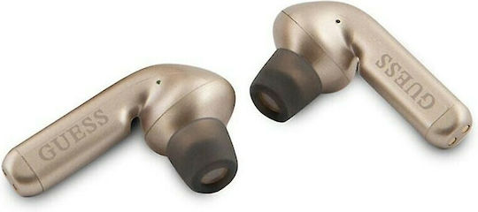 Guess GUTWS1CGO In-ear Bluetooth Handsfree Căști cu Carcasă de Încărcare Aur