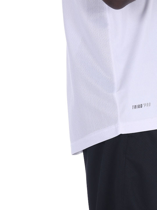 Αθλητικό T-shirt Λευκό