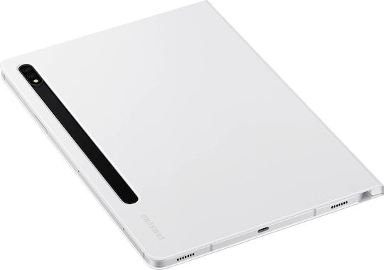 Samsung Original Note View Cover Flip Cover Whitή (Galaxy Tab S8+ / Tab S7+ / Tab S7 FE) EF-ZX800PWEGEU
