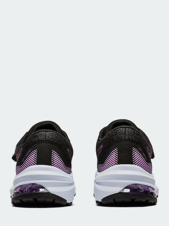 GT-1000 11 PS Kids Sports Shoes Running with Hoop & Loop Closure Black