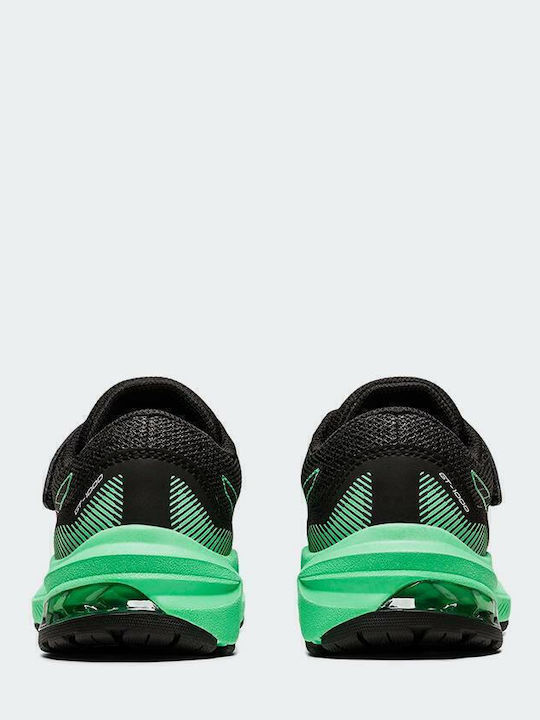 GT-1000 11 PS Kids Sports Shoes Running with Hoop & Loop Closure Black