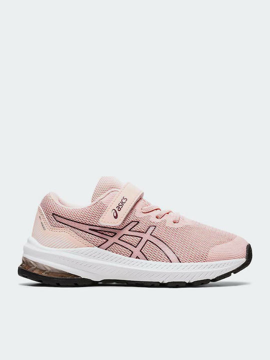 GT 1000 Kids Sports Shoes Running with Hoop & Loop Closure Pink