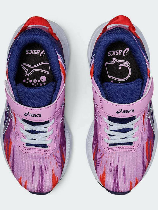 PRE-NOOSA Kids Sports Shoes Running with Hoop & Loop Closure Fuchsia