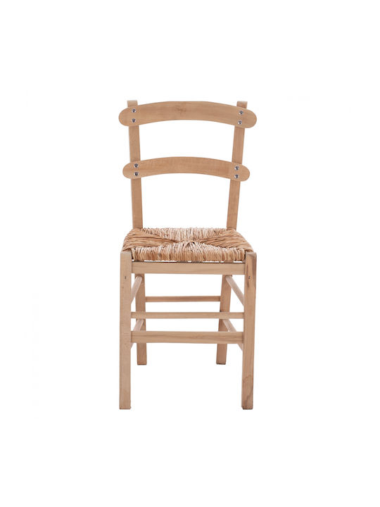 Cafe Wooden Chair Beige 40.5x41.5x88cm