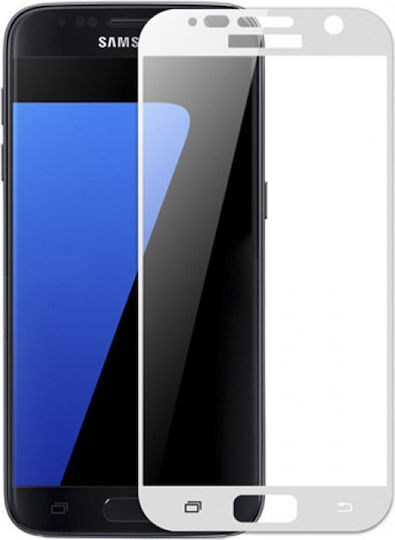 Full Face Tempered Glass White (Galaxy S7)