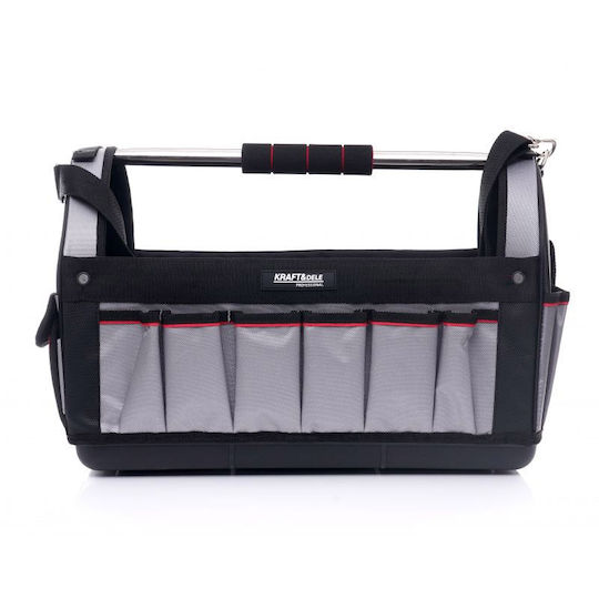Kraft & Dele Schultertasche Offene Oberseite Graue
