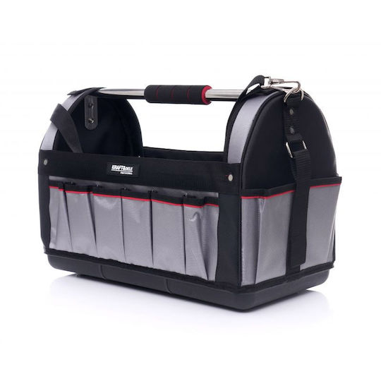 Kraft & Dele Schultertasche Offene Oberseite Graue