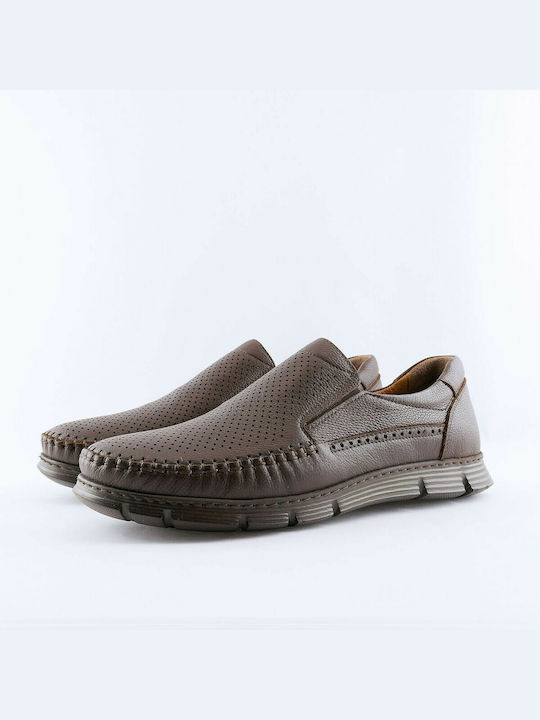 Mondo Leder Herren Freizeitschuhe Braun