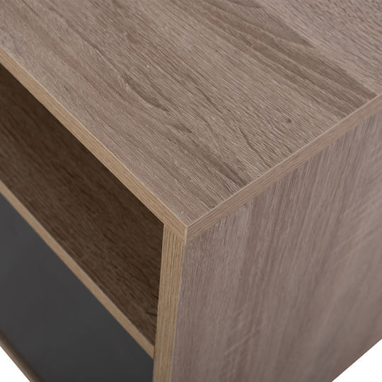 Έπιπλο Τηλεόρασης Danna Sonoma - Γκρι Μ120xΠ40xΥ55cm