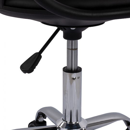 HomeMarkt Becky Office Chair with Fixed Arms Black HM8457.02