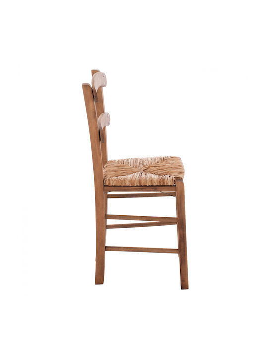 Gentry Καρέκλα Καφενείου Ξύλινη Καφέ 40.5x41.5x88εκ.