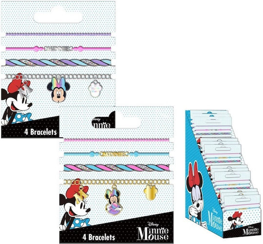 Kids Licensing Minnie Mouse Σετ Βραχιόλια Παιχνίδι Κόσμημα (Διάφορα Σχέδια) 1τμχ