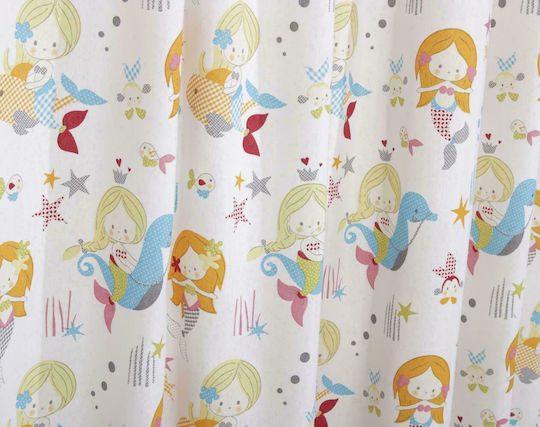 Viopros Kids Rod Pocket Curtain Γοργόνες x Viopros Kids Rod Pocket Curtain Γοργόνες x