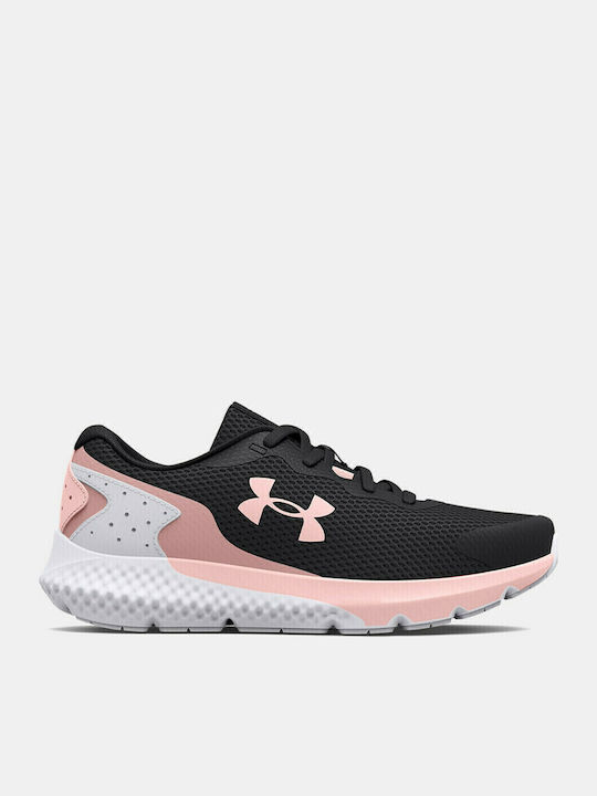 Charged Rogue Kids Sports Shoes Running with Laces Black