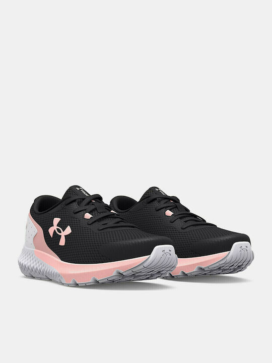 Charged Rogue Kids Sports Shoes Running with Laces Black