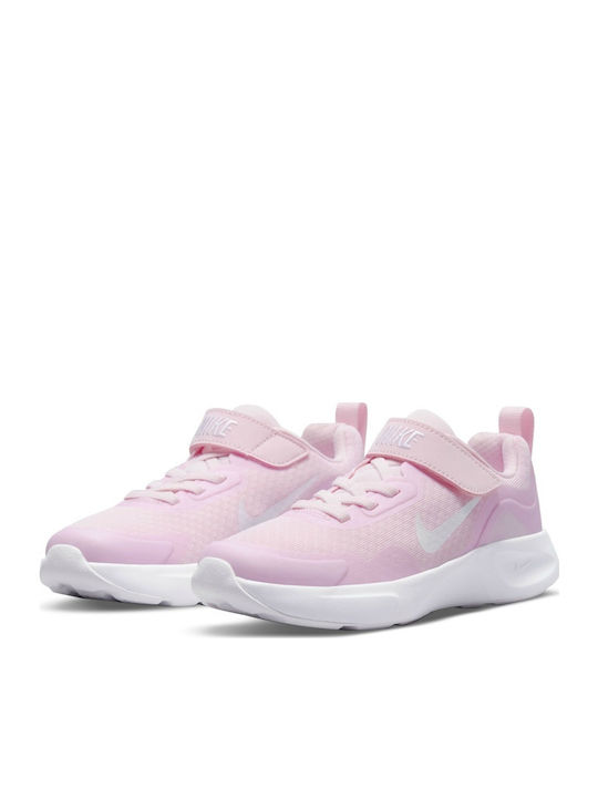 Wearallday Αθλητικά Παιδικά Παπούτσια Running με Σκρατς Ροζ