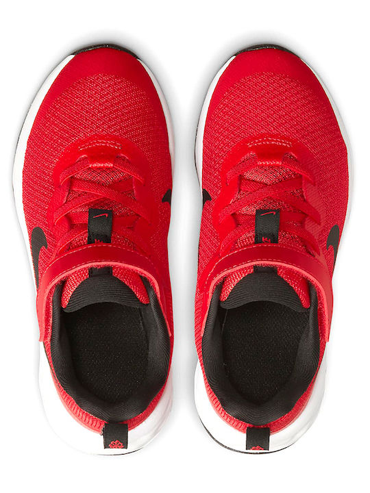 Revolution Revolution 6 Kids Sports Shoes Running with Hoop & Loop Closure University Red / Black