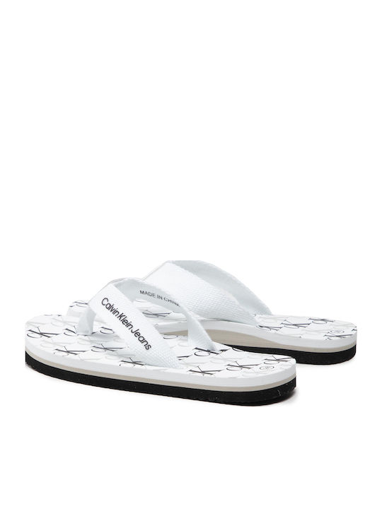 Παιδικές Σαγιονάρες Flip Flops Λευκές