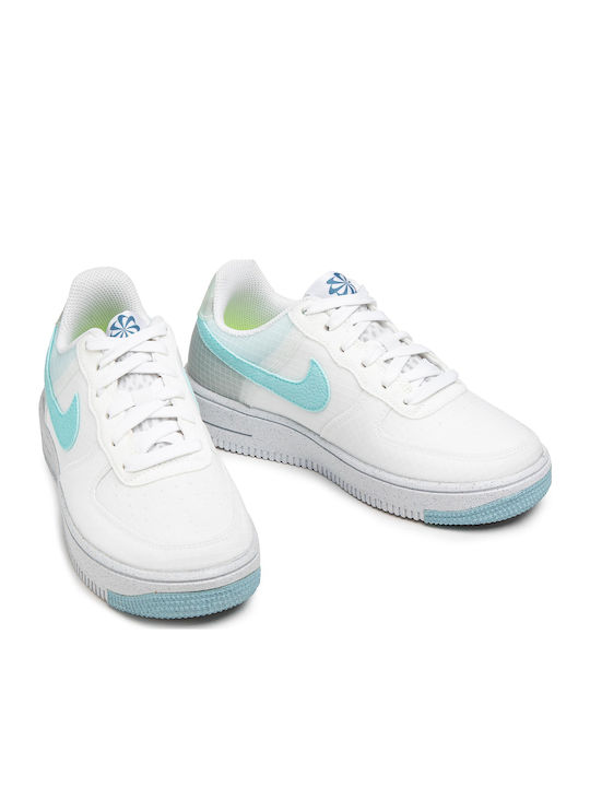 Air Force 1 Crater Παιδικά Sneakers White / Copa / Rift Blue / Volt