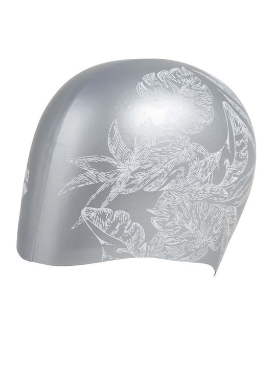 Arena Sirene Silicone Adults Swimming Cap Silver
