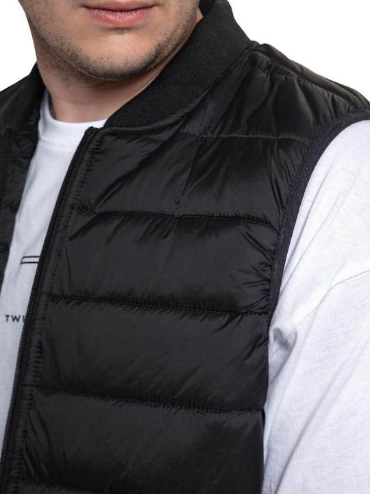 Αμάνικο Μπουφάν Puffer Μαύρο